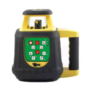AdirPro 1650 ft. Green Beam Self leveling Rotary Laser Level with Receiver and Remote (5-Piece)