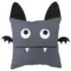 Amscan 15 in. Gray Halloween Bat Pillow (3-Pack)