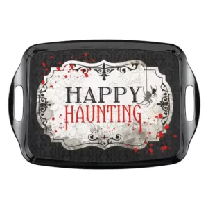 Amscan 14 in. Halloween Happy Haunting Tray with Handles (2-Pack)