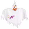 Amscan 24 in. Medium Halloween Hanging Ghost Decoration (4-Pack)