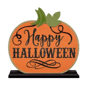 Amscan 14 in. x 10.5 in. Halloween Standing Sign (2-Pack)