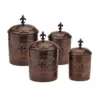 Old Dutch Versailles Canister with Fresh Seal Covers (4-Piece)