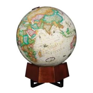 Replogle Frank Lloyd Wright Beth Sholom Illuminated 12 in. Desk Globe