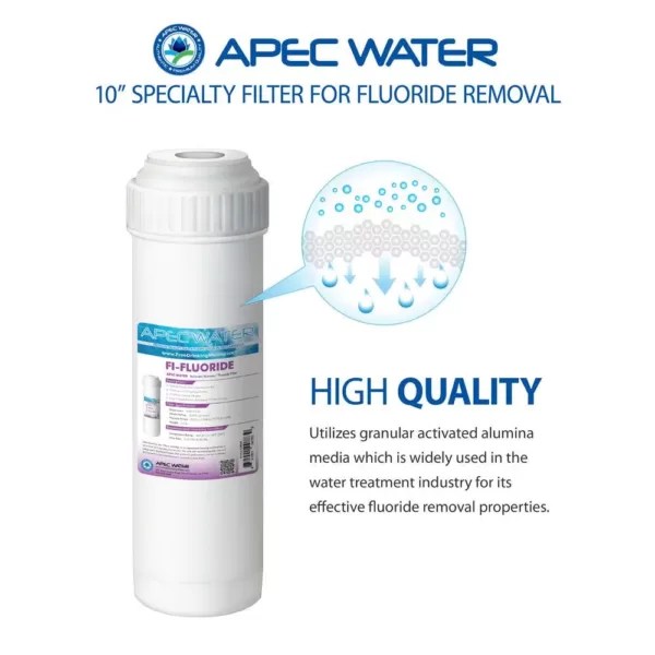 APEC Water Systems 10 in. Fluoride Removal Water Filter Cartridge