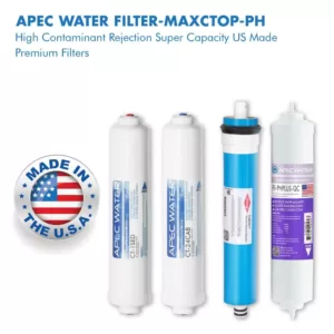 APEC Water Systems APEC Complete Filter Set for Ultimate RO-CTOP-PH Countertop RO Systems (Stages 1-4)