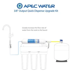 APEC Water Systems 3/8 in. Output Quicker Dispense Upgrade Kit for Under Sink Reverse Osmosis Water Filtration System