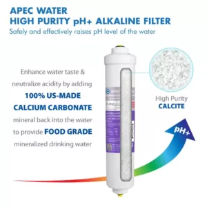 APEC Water Systems Ultimate Series Reverse Osmosis 10 in. Calcium Carbonate Alkaline Filter with 3/8 in. Quick Connect