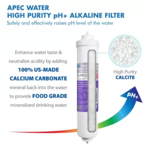 APEC Water Systems Ultimate 10 in. Calcium Carbonate Alkaline Filter with 1/4 in. Quick Connect