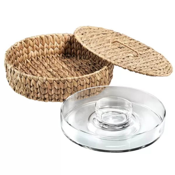 Artland Garden Terrace 13.5 in. Chip and Dip Server with Container and Lid