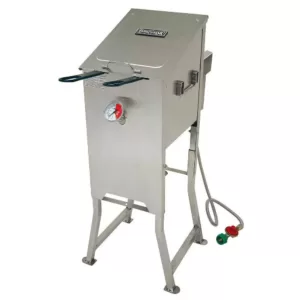 Bayou Classic 4 gal. Bayou Fryer with 2 Stainless Steel Baskets