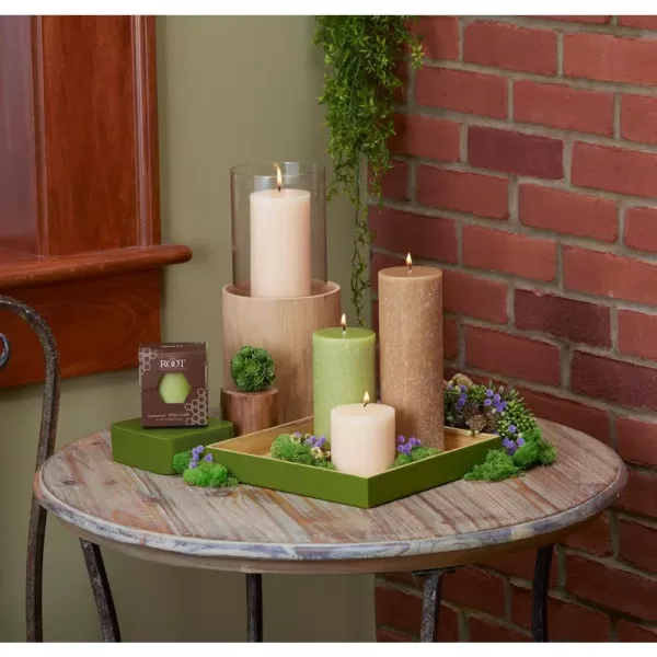 ROOT CANDLES 3 in. x 9 in. Timberline Beeswax Pillar Candle