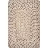 LR Home Woven Bleach / Natural 19 in. x 13 in. Jute Placemat (Set of 4)