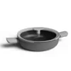 BergHOFF Leo 3.1 qt. Aluminum Nonstick Saute Pan in Grey with Glass Lid and Dual Handles