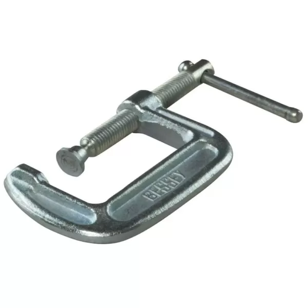 BESSEY 2 in. Drop Forged C-Clamp with 1-1/2 in. Throat Depth