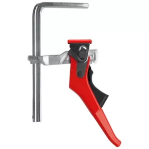 BESSEY 4-11/16 in. Capacity, 2-5/16 in. Throat Depth 540 lbs. Clamping Force Ratchet Action Lever Clamp