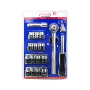 Best Value 1/4 in. and 3/8 in. Drive Socket Set (25-Piece)