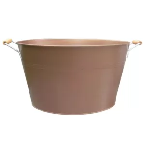 Artland Oval Party Tub 20 Gal. with Handles Antique Copper