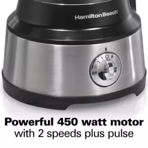 Hamilton Beach 450-Watt 10-Cup Food Processor with Bowl Scraper Attachment