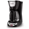 BLACK+DECKER 12-Cup Programmable Black Drip Coffee Maker with Glass Carafe, Built-In Timer and Automatic Shut-Off