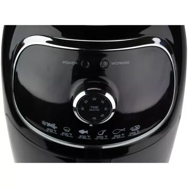 Brentwood Appliances 2 qt. Black Small Electric Air Fryer with Timer and Temperature Control