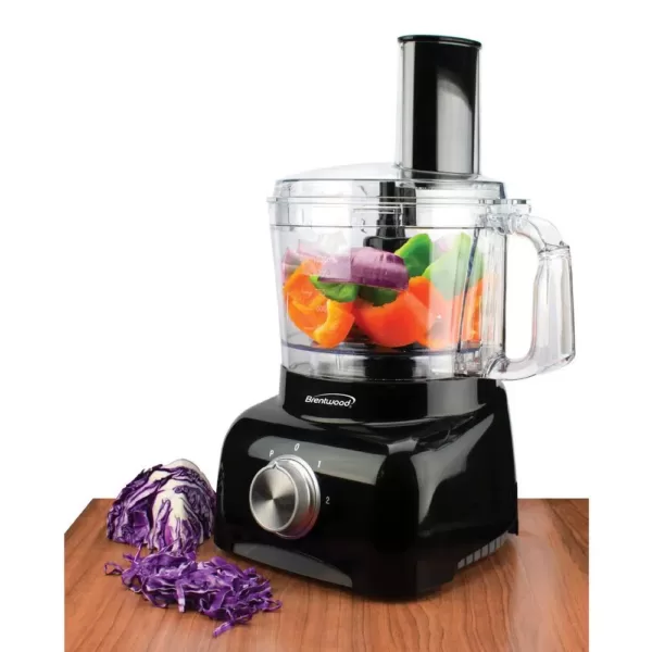 Brentwood Appliances 5-Cup Black Food Processor