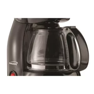 Brentwood 4-Cup Black Coffee Maker