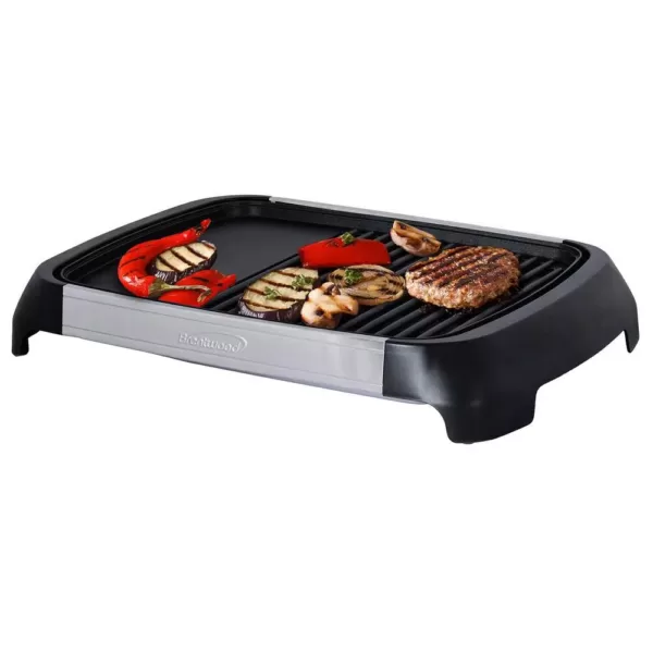 Brentwood Select 315 sq. in. Black Electric Grill/Griddle with Non-Stick Surface