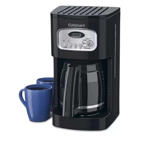 Cuisinart 12-Cup Programmable Black Drip Coffee Maker with Carafe