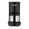 Cuisinart 4-Cup Black Drip Coffee Maker with Stainless Steel Carafe