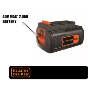 BLACK+DECKER 40-Volt MAX Lithium-Ion Battery Pack 2.0Ah