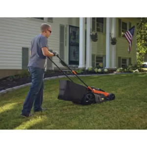BLACK+DECKER 20 in. 40V MAX Lithium-Ion Cordless Walk Behind Push Mower with (3) 2.0Ah Batteries and Charger Included