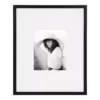 DesignOvation Gallery 16 in. x 20 in. matted to 8 in. x 10 in. Black Picture Frame