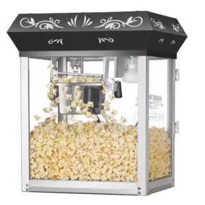 Great Northern 6 Oz. Black Foundation Model Popcorn Popper Machine