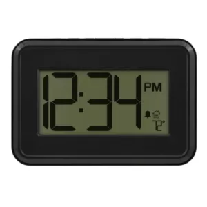 La Crosse Technology Digital Wall Clock with Temperature & Countdown Timer