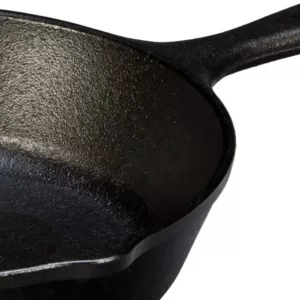 Lodge 8 in. Cast Iron Skillet in Black with Pour Spout