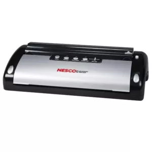 Nesco Black Food Vacuum Sealer with Bag Cutter