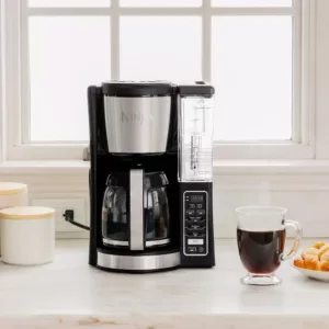 NINJA 12-Cup Programmable Black Drip Coffee Maker with Filter