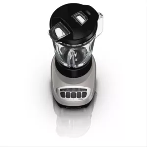 BLACK+DECKER Multi-Function 48 oz. 4-Speed Black/Silver Blender with Glass Jar