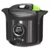 Presto Precise Plus 6 Qt. Black Stainless Steel Electric Pressure Cooker with Built-In Timer