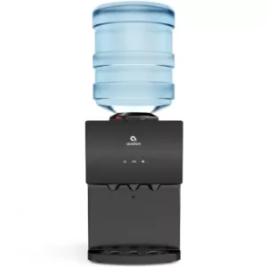 Avalon Avalon Premium 3 Temperature Top Loading Countertop Water Cooler Dispenser With Child Safety Lock- Black Stainless Steel