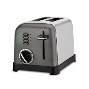 Cuisinart Classic Series 2-Slice Black Stainless Steel Toaster