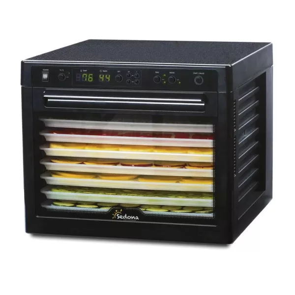 Tribest Sedona Rawfood 9-Tray Black Food Dehydrator with Temperature Control