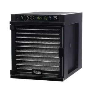 Tribest Sedona Express 11-Tray Black Stainless Steel Food Dehydrator with Built-In Timer