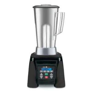 Waring Commercial Xtreme 64 oz. 10-Speed Stainless Steel Blender Silver with 3.5 HP, LCD Display and Programmable