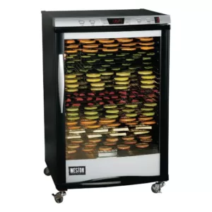 Weston Pro-2400 24-Tray Black Food Dehydrator with Temperature Control