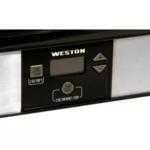 Weston 6-Tray Black Food Dehydrator with Temperature Sensor