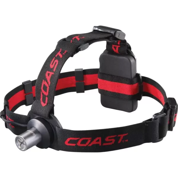 Coast HL3 100 Lumen LED Headlamp with Hardhat Compatibility
