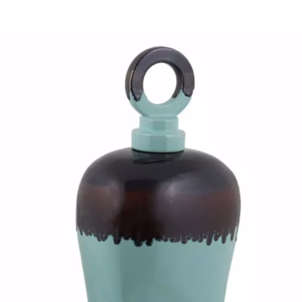 Benjara Blue Ceramic Jar