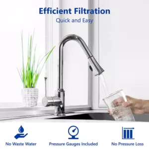 Express Water Express Water 3 Stage Whole House Water Filtration System – Sediment, PHO, Carbon – includes Pressure Gauges and more