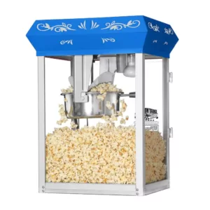 Great Northern Foundation 8 oz. Blue Countertop Popcorn Machine